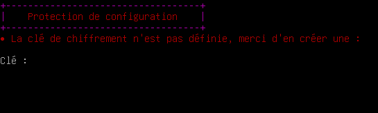 Gestion des clés